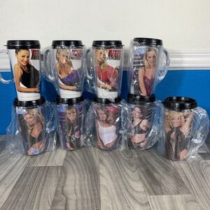 Set of 9 MATCO TOOLS 2009 PLAYBOY PLAYMATES Travel Coffee Mug Cups